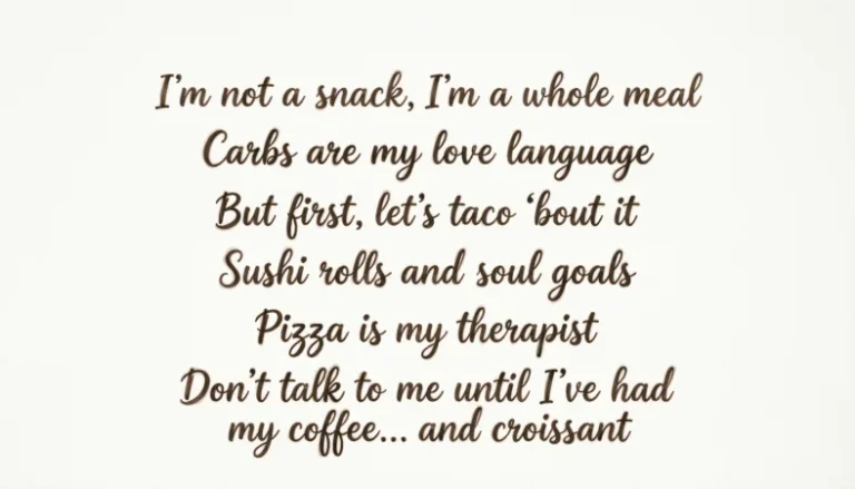 Funny Foodie Captions for Instagram