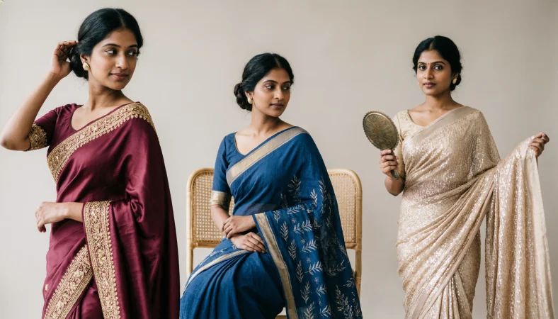 saree captions for instagram in hindi