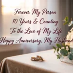 Wedding Anniversary Captions for Husband