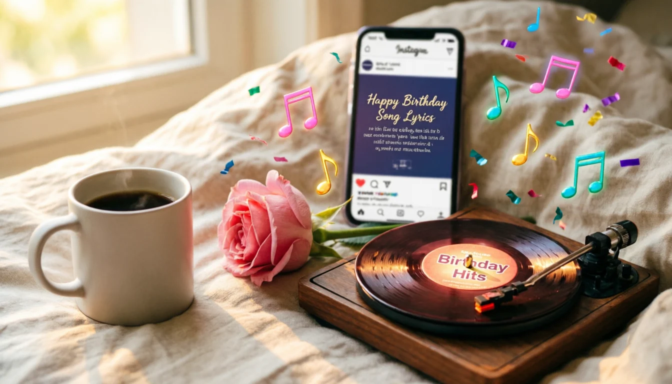 song lyrics for birthday captions