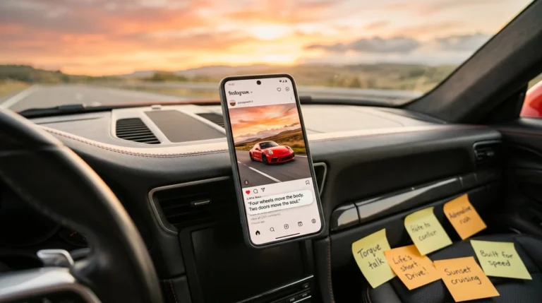 captions for car pictures