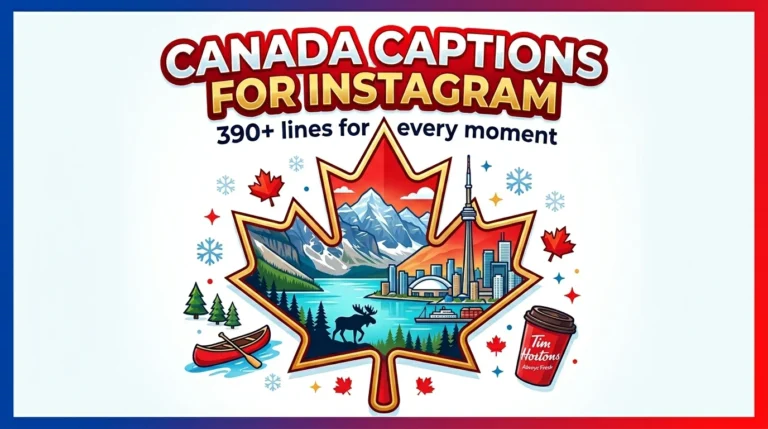 canada captions for instagram
