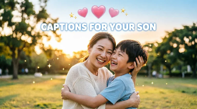 captions for your son
