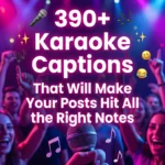 karaoke captions for instagram