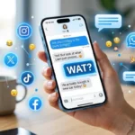wat meaning in text